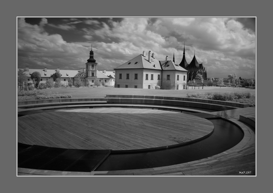 Park nad katedrálou sv. Barbory